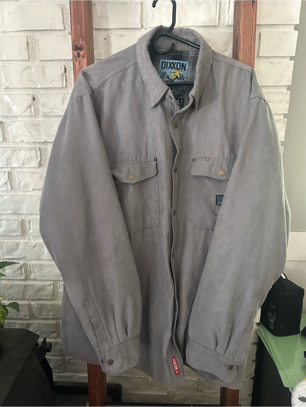 DIXXON FLANNEL MEN’S 3XL "THE SHERIDAN" FAUX SUEDE JACKET